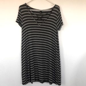 Striped T-Shirt Dress